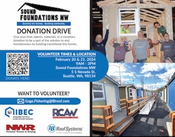 Sound Foundations NW Donation Drive