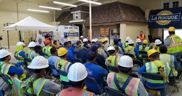 La Rocque better roof safety meeting