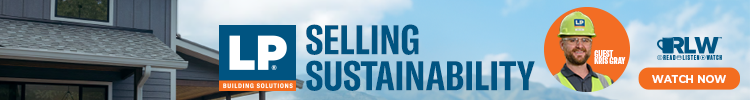 LP Building Solutions - Banner Ad - Selling Sustainability (RLW)