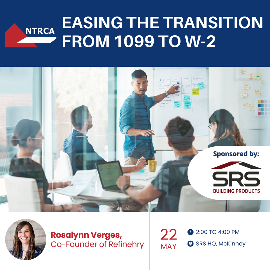 NTRCA - ELEVATE Training: Easing the Transition From 1099 to W-2