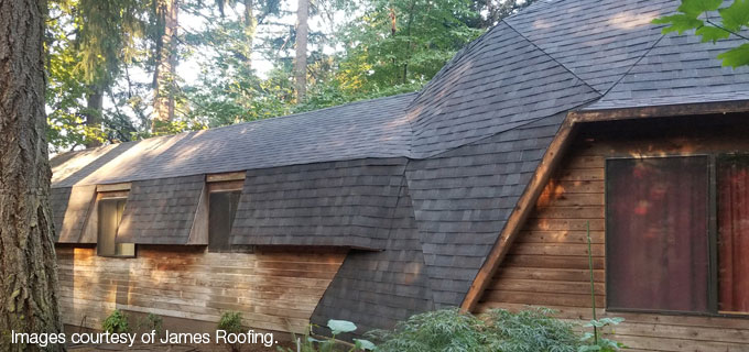 Geodesic Roof Success with Malarkey Legacy® Shingles