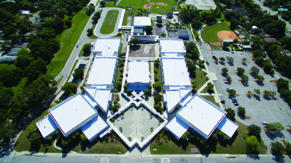 Sarasota High School in Florida Receives New Highly Reflective, Energy Efficient Roofs
