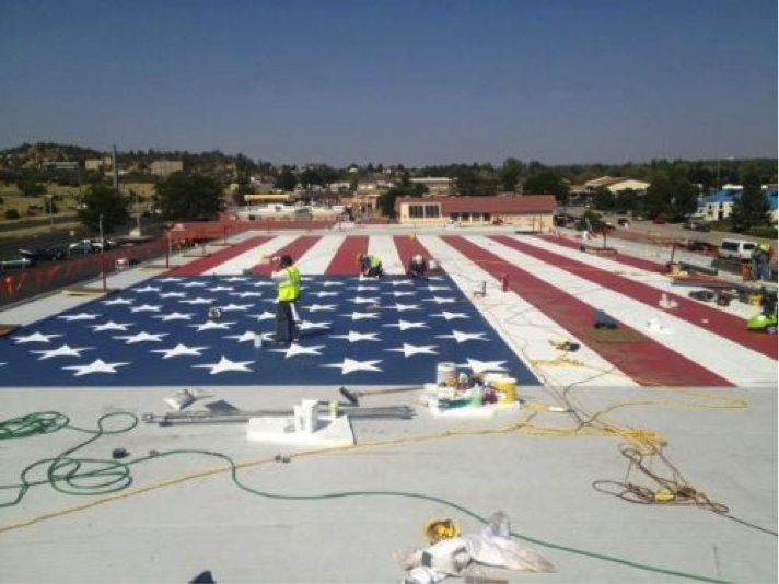 250. Patriotic Roof starring Inters