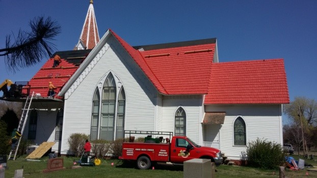DaVinci Roofscapes Protecting St. John’s Evangelical Lutheran Church