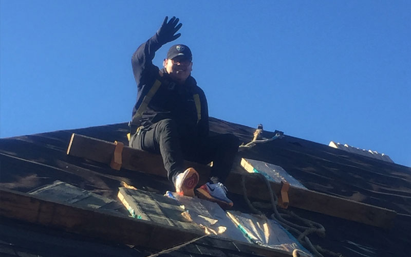 Tresa-Pate-with-Interstate-Roofing-in-Portland-OR-2-Waving-Roofers