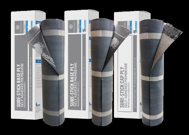 APR - ProdSvc - Soprema - OPREMA® Launches Family of SURE-STICK™ Self-Adhered Roofing Products