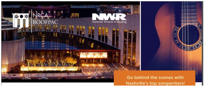DEC - IndNews - NRCA ROOFPAC-NWIR Country Music Hall of Fame® and Museum Songwriter Extravaganza