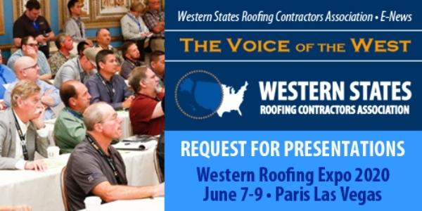 WSRCA Western Roofing Expo 2020