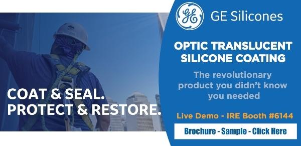 GE Silicones Translucent Coating at IRE