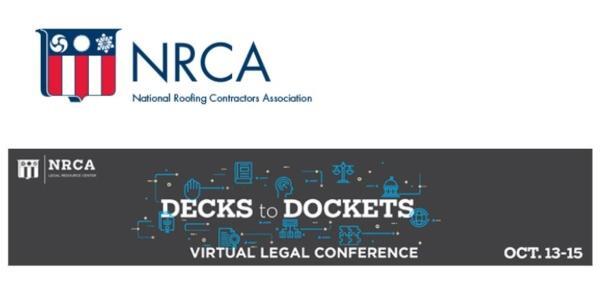 NRCA Registration for Virtual Legal Conference