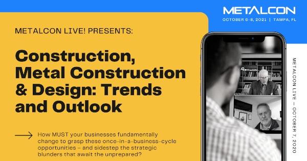 METALCON LIVE -  is BACK! - “Construction, Metal Construction and Design: Trends and Outlook”