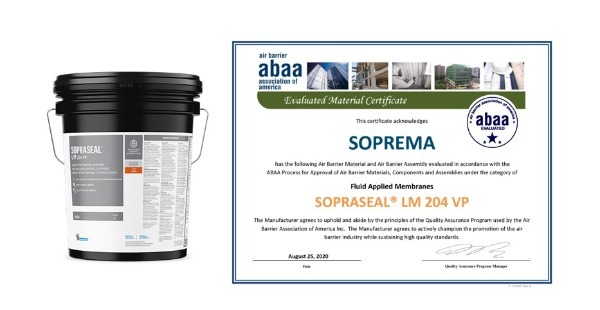 SOPREMA ABAA Evaluates Sopraseal