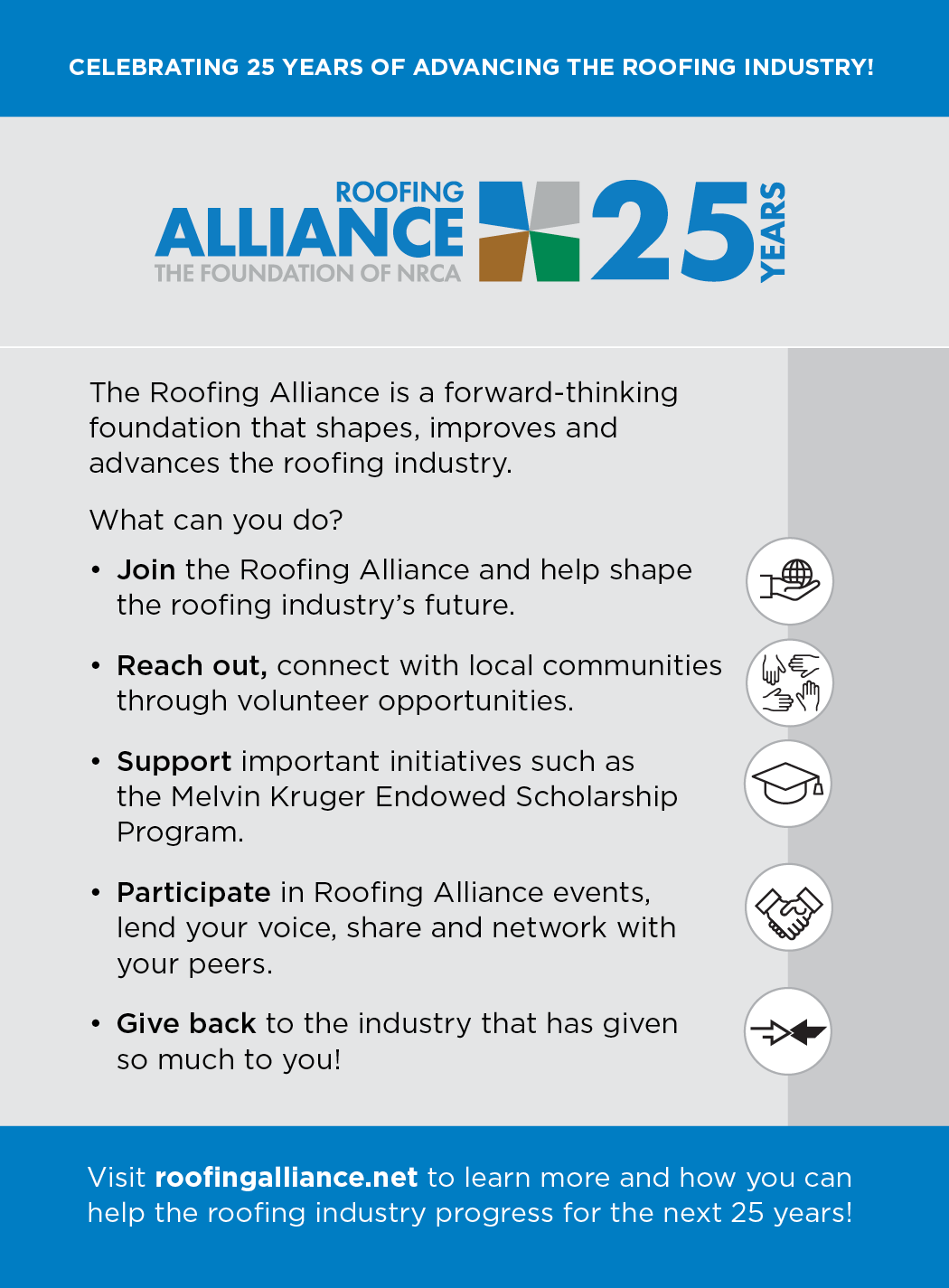 Roofing Alliance 25 Anniversary