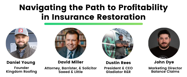 Navigating the Path to Profitability in Insurance Restoration