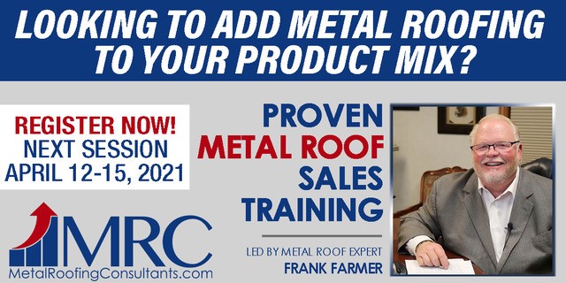 Metal Roofing Consultants Register Now! 600x300
