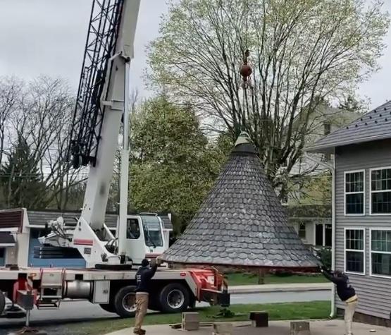 Roofers In Action