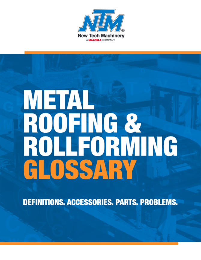 NTM - Ebook- Metal Roofing & Rollforming Glossary