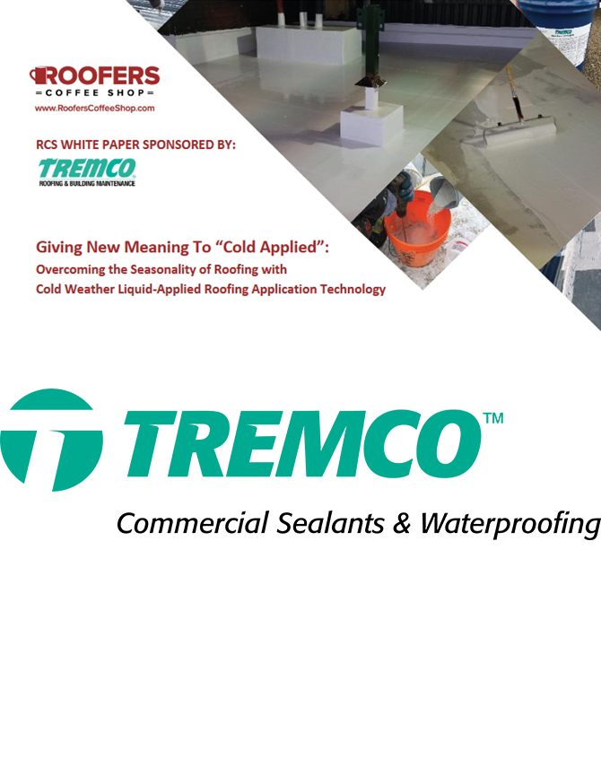 Tremco -  White Paper liquid applied coatings