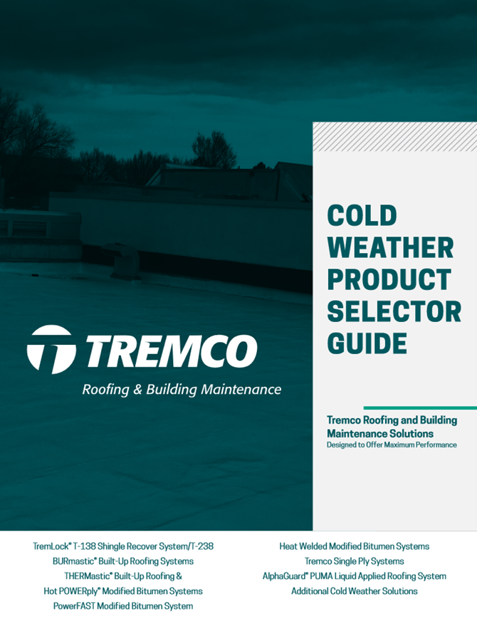 Tremco - Cold Weather Product Selector Guide - FREE Download