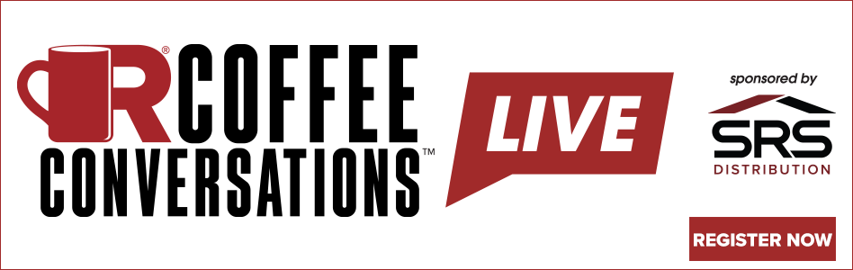 Coffee Conversations - Billboard Ad - Live at IRE 2022 - Sponsored by SRS - Register