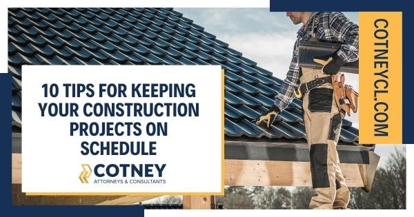 Cotney Construction Projects on Schedule