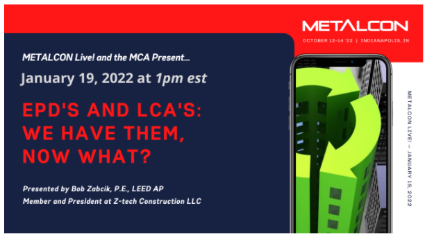 Metalcon - Jan. 19 webinar