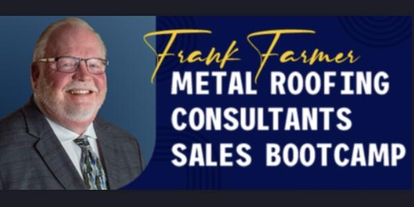 metal roof sales training