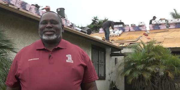 navy veteran receives free roof