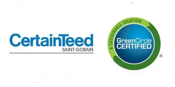 CertainTeed green circle certified