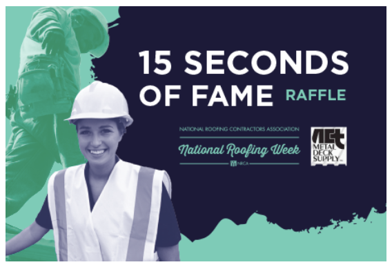 NRCA: 15 seconds of fame raffle