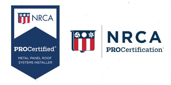 NRCA Procertification metal roof