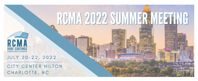 RCMA - Summer 2022 meeting