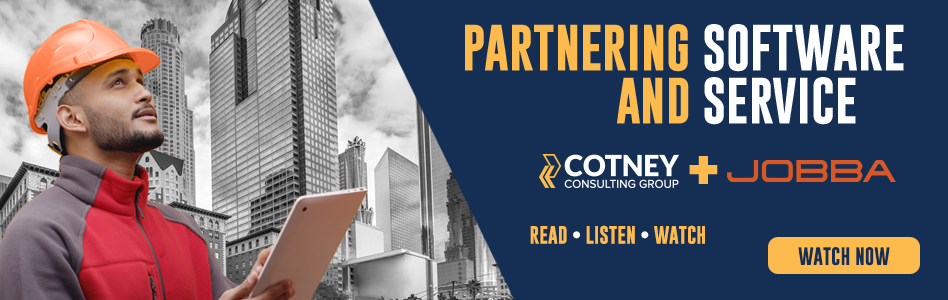 Cotney Consulting & JOBBA - Billboard Ad - Partnering Software and Service (RLW On Demand)