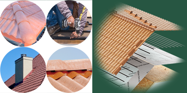 Quarrix composite roofing tiles