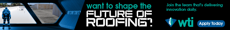 WTI - Banner Ad - Want to Shape The Future of Roofing?