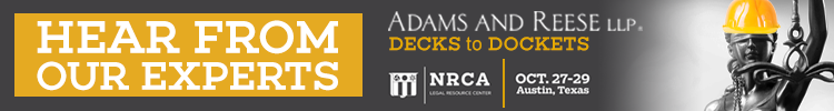 Adams & Reese - Banner Ad - NRCA Legal Conference 2022