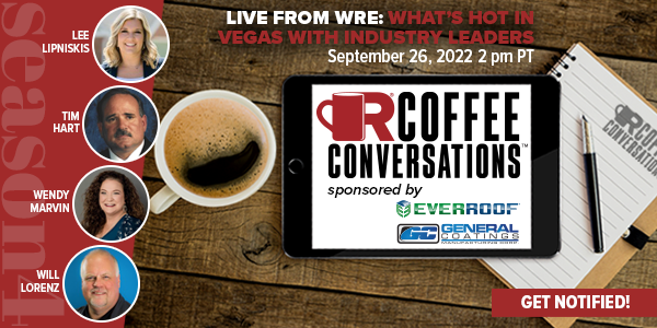 Coffee Conversations LIVE from the Western Roofing Expo - Sponsored by EVERROOF - Register