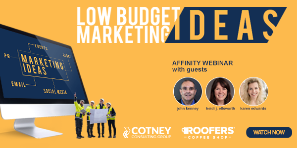Cotney Consulting - Low Budget Marketing Ideas (On Demand)