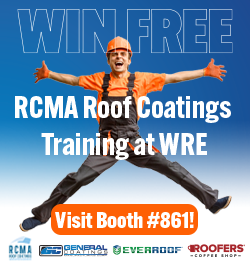 General Coatings & EVERROOF - Sidebar Ad - Win Free Roof Coating Online Training at the Western Roofing Expo!