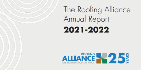 Roofing Alliance 2021-2022 Annual report