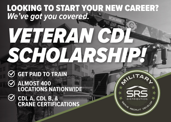 SRS - Navigation Ad - Veteran CDL Scholarship