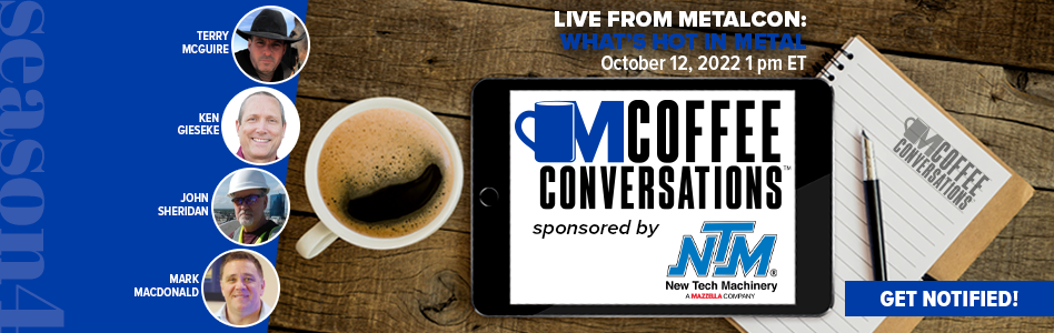 Coffee Conversations Live at Metalcon - New Tech Machinery