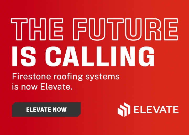 Elevate - Navigation Ad - Firestone Roofing Systems is Now Elevate