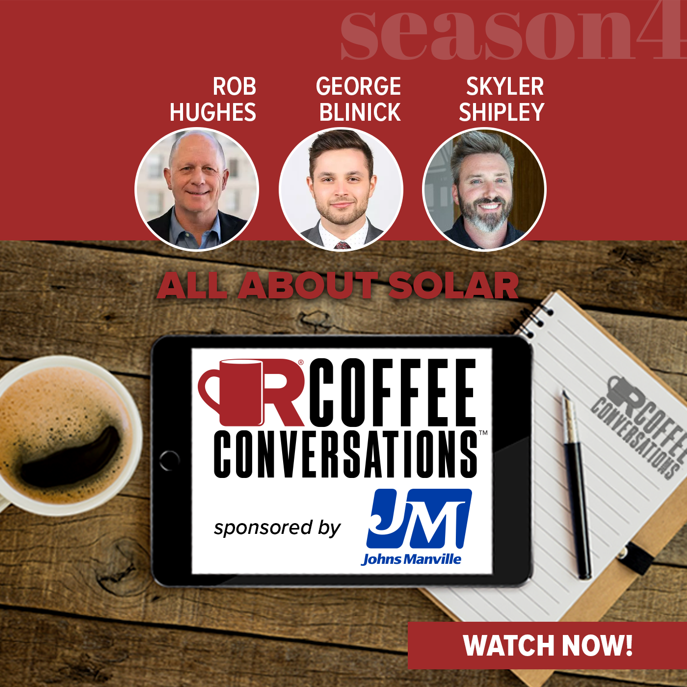 JM - Coffee Conversations - All Things Solar Sponsored by Johns Manville - POD