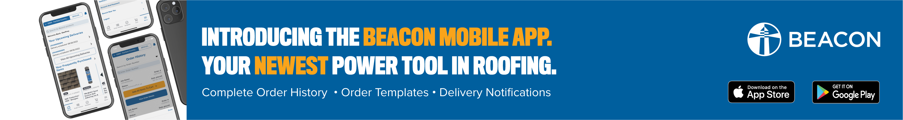 Beacon - Banner Ad - New Mobile App