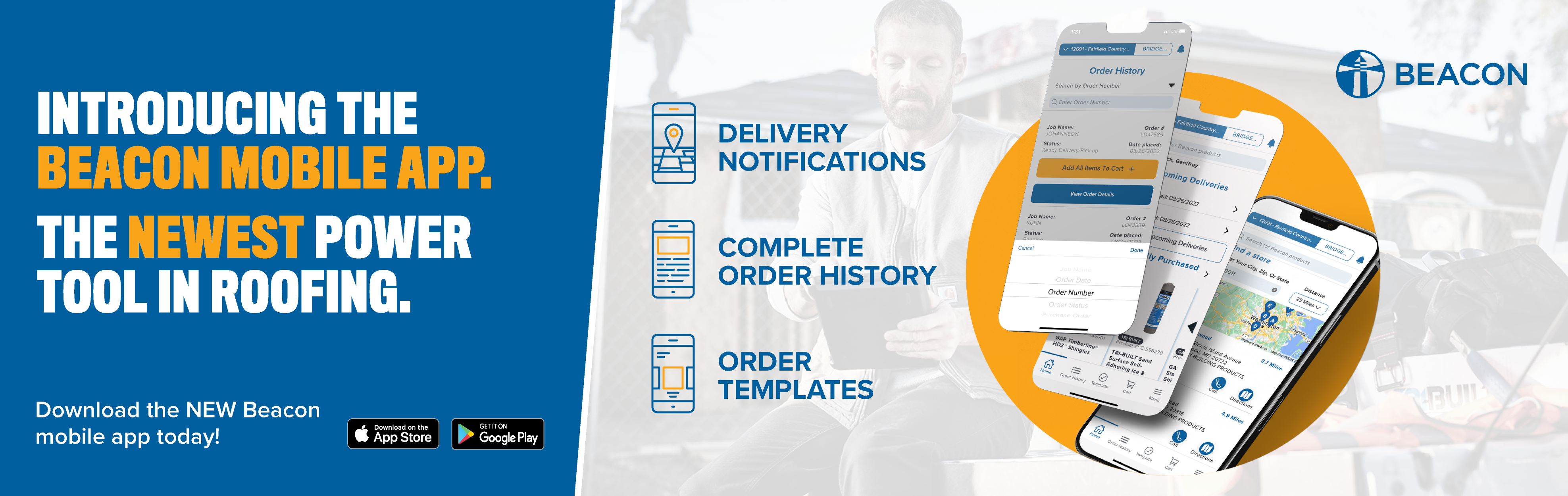 Beacon - Billboard Ad - New Mobile App