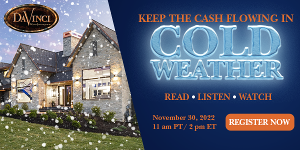 DaVinci Roofscapes - Keep The Cash Flowing in Cold Weather RLW