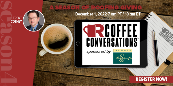 Hunter Panels - Coffee Conversations - A Season of Giving with Trent Cotney Sponsored by Hunter Panels! - REGISTER