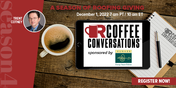Hunter Panels - Coffee Conversations - A Season of Giving with Trent Cotney Sponsored by Hunter Panels! - REGISTER
