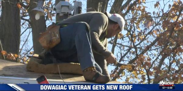 RCS Veteran Honored with Free Roof